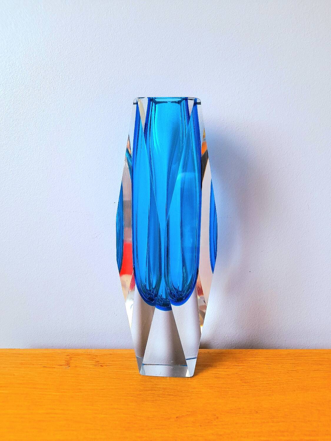 Vase Sommerso ,Flavio Poli, Murano 1970.