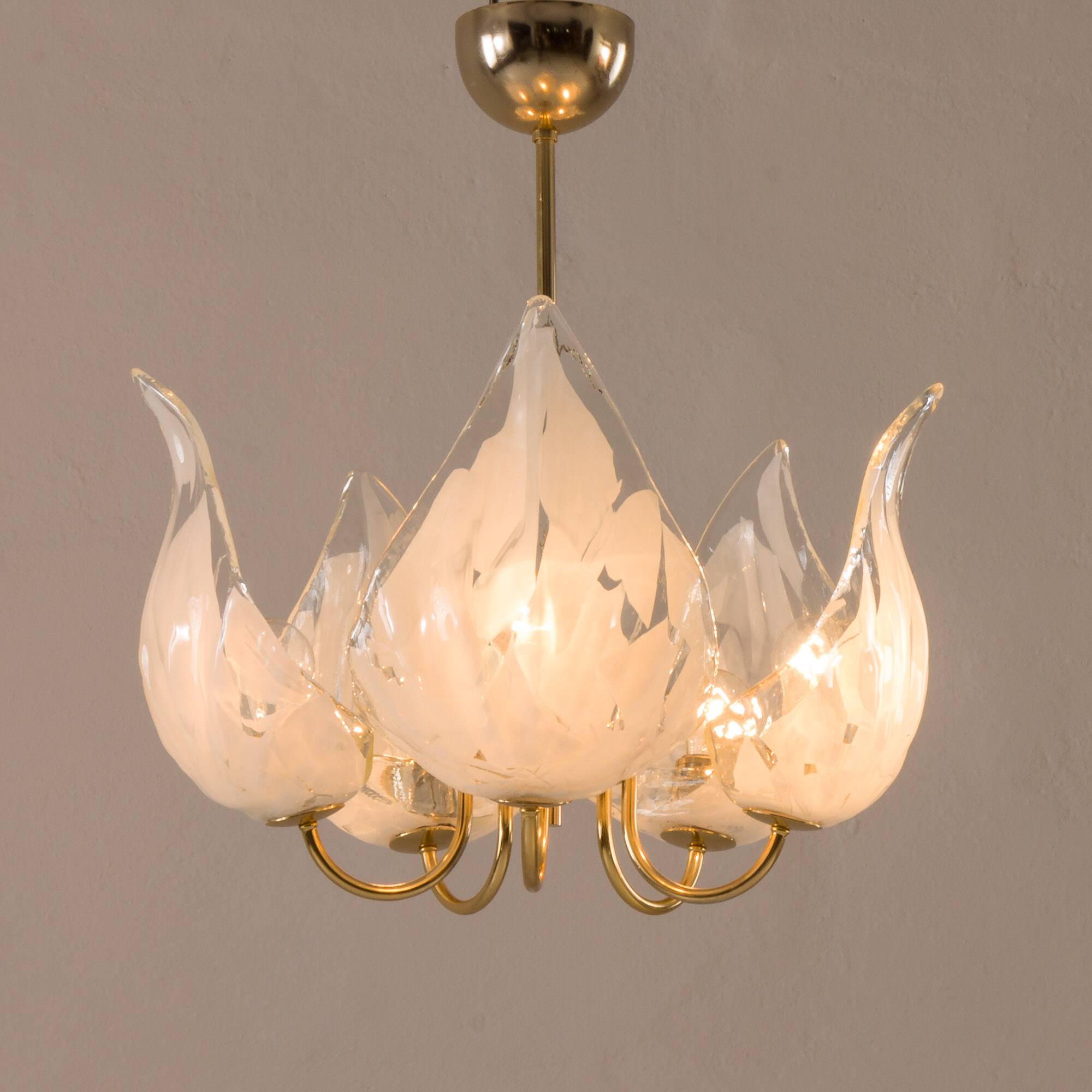 Murano glass chandelier by La Murina, Italy 1970s