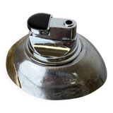 Brutalist lighter by Art3, bronze and aluminium, Spain, 1970s