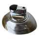 Briquet brutaliste par Art3, en bronze et aluminium, Espagne, années 1970