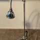 Medical or workshop floor lamp from the 1950s-60s in chrome metal.