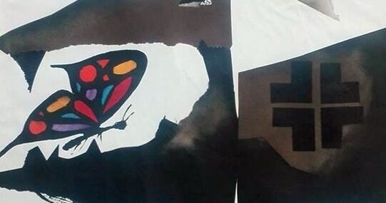 Original Polish poster 1963 Andrei Tarkovski polish poster vintage Lenica