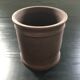 Dark brown flowerpot