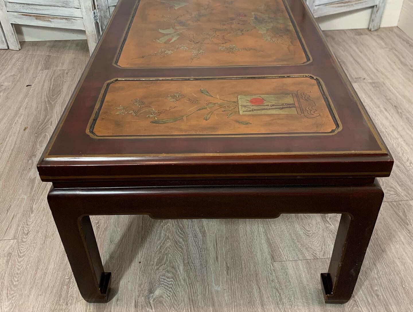 1960s Chinese style lacquered coffee table