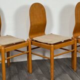 Set Di 4 Sedie Da Pranzo Design Mid Century Scandinavo Anni 70