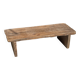 Petit banc bas en teck ancien d'Indonésie H14 L50