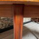 Teak table, vintage Scandinavian style from the 1960s, with hidden extension