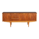 Retro teak 1960s jentique mid century sideboard with folded handles