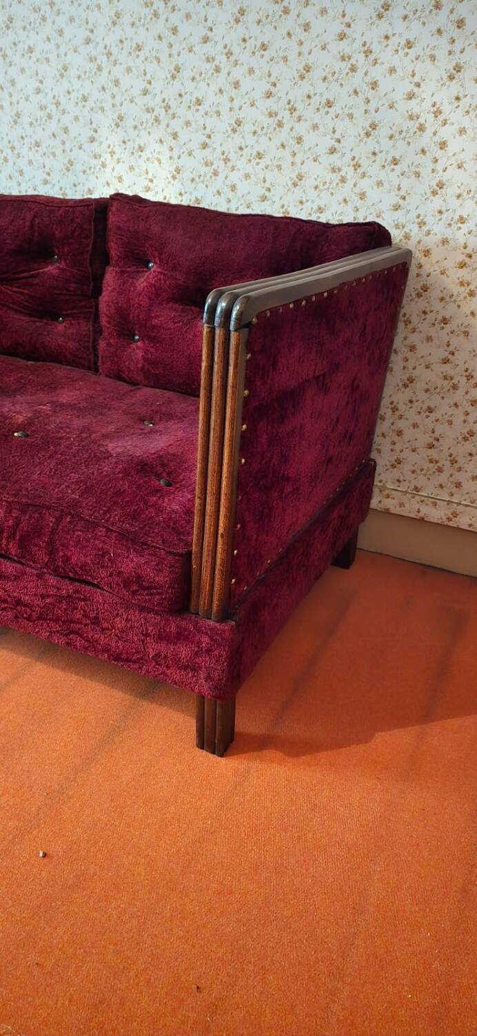 Vintage convertible sofa bed