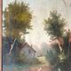 The Court of Poultry, Oil on panel signed Girard, 19th century