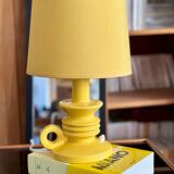 Yellow bedside lamp