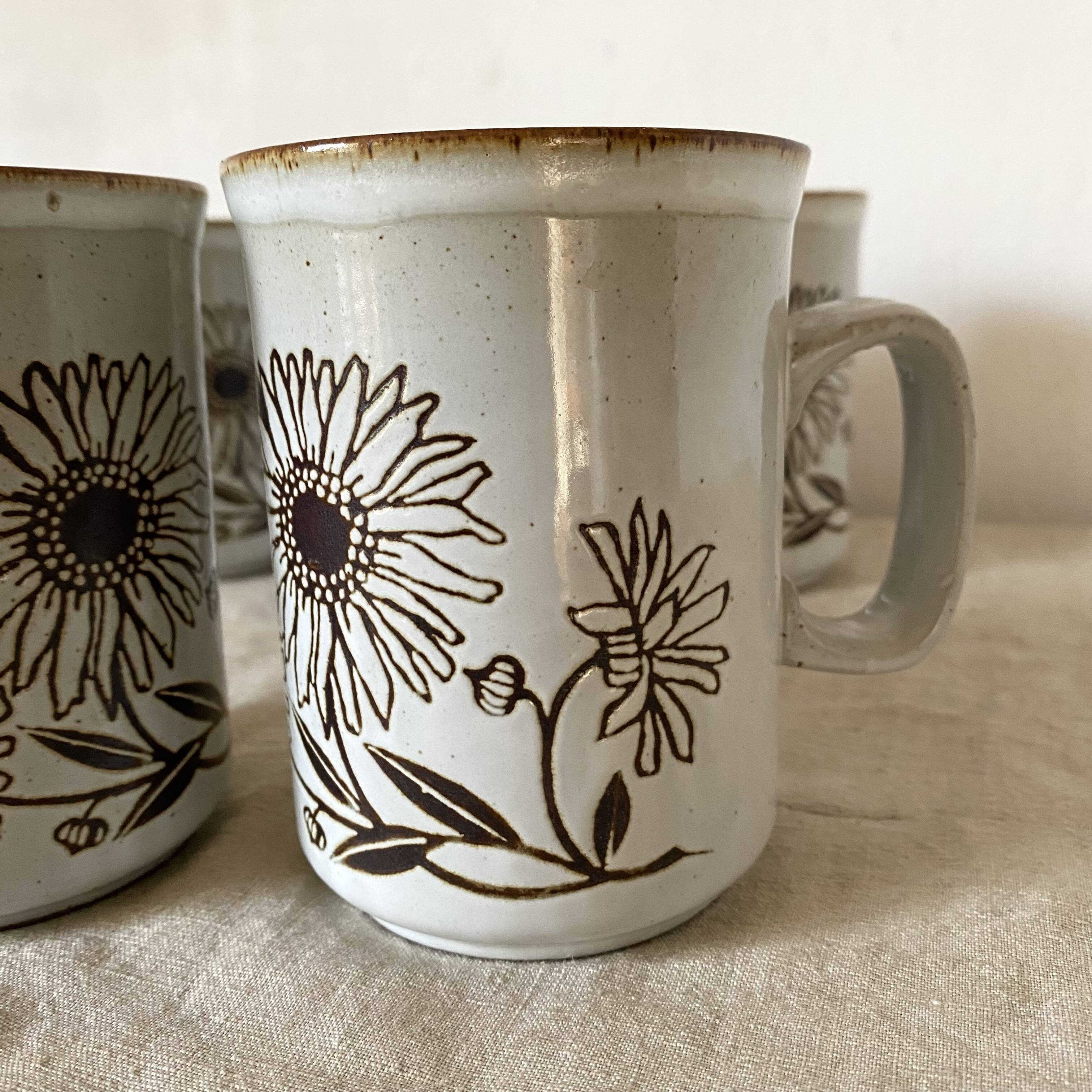 Duncon ceramics mugs, Made in Scotland, 70s