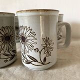 Duncon ceramics mugs, Made in Scotland, 70s