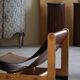 Francesco Lucianetti, Lounge chairs in leather and elm, Italian modern, 1960s