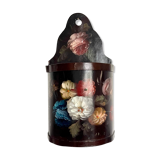 Old painted wooden box