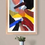 Original abstract acrylic painting