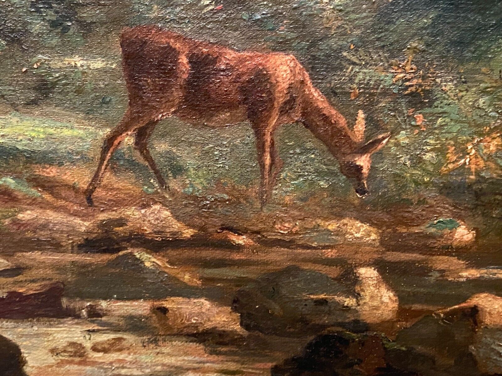 Table 112 x 89 cm oil on canvas brielman 1871 channel frame XlXe