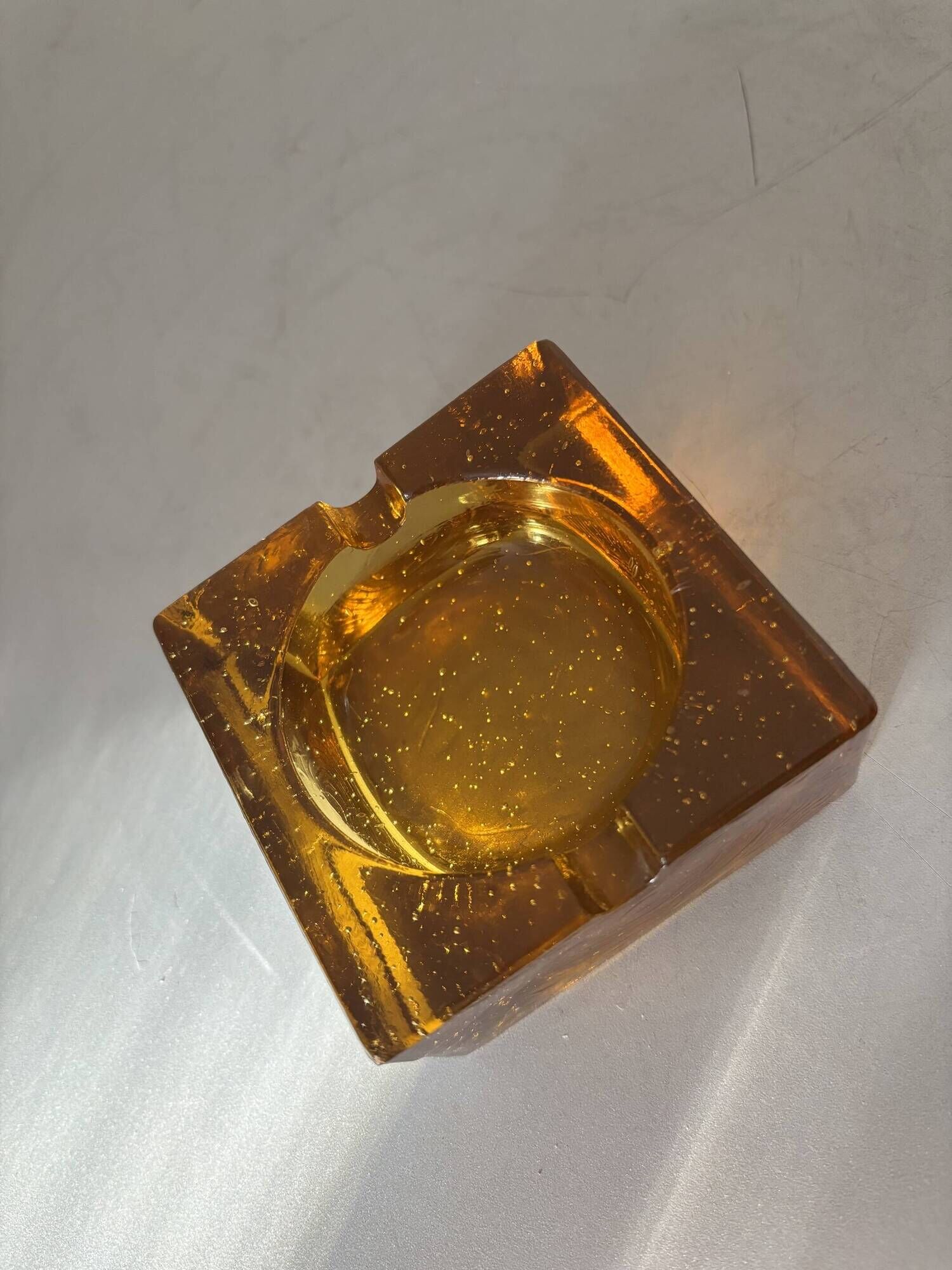 Murano Antonio Imperatore 1970 ensemble lighter table ashtray candle holder
