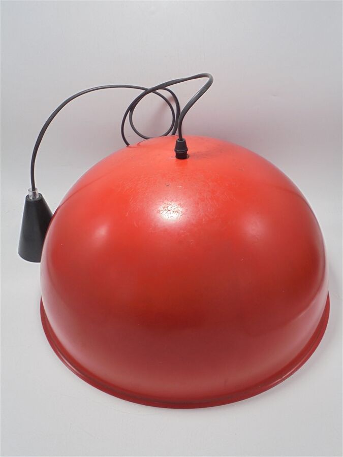 Vintage red pendant lamp