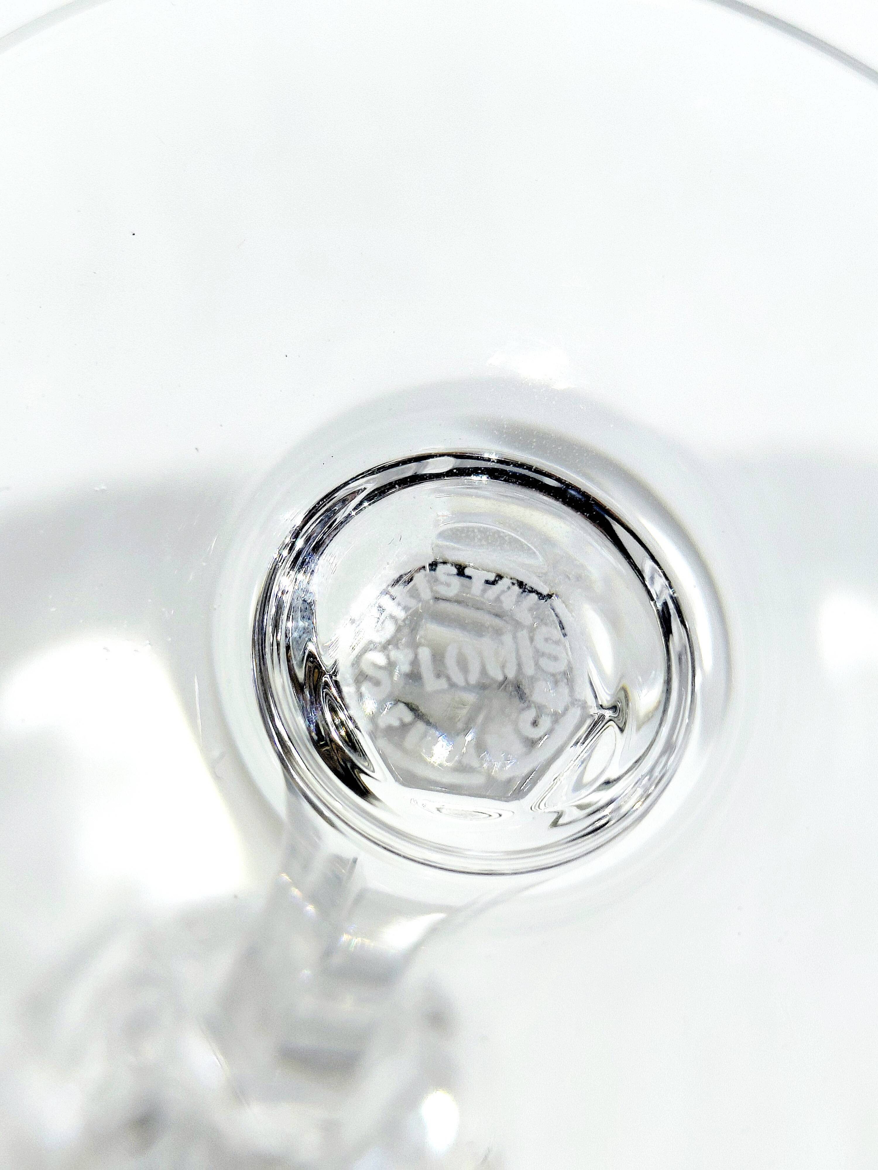 SAINT-LOUIS - CHANTILLY MODEL - 8 CHAMPAGNE FLUTES