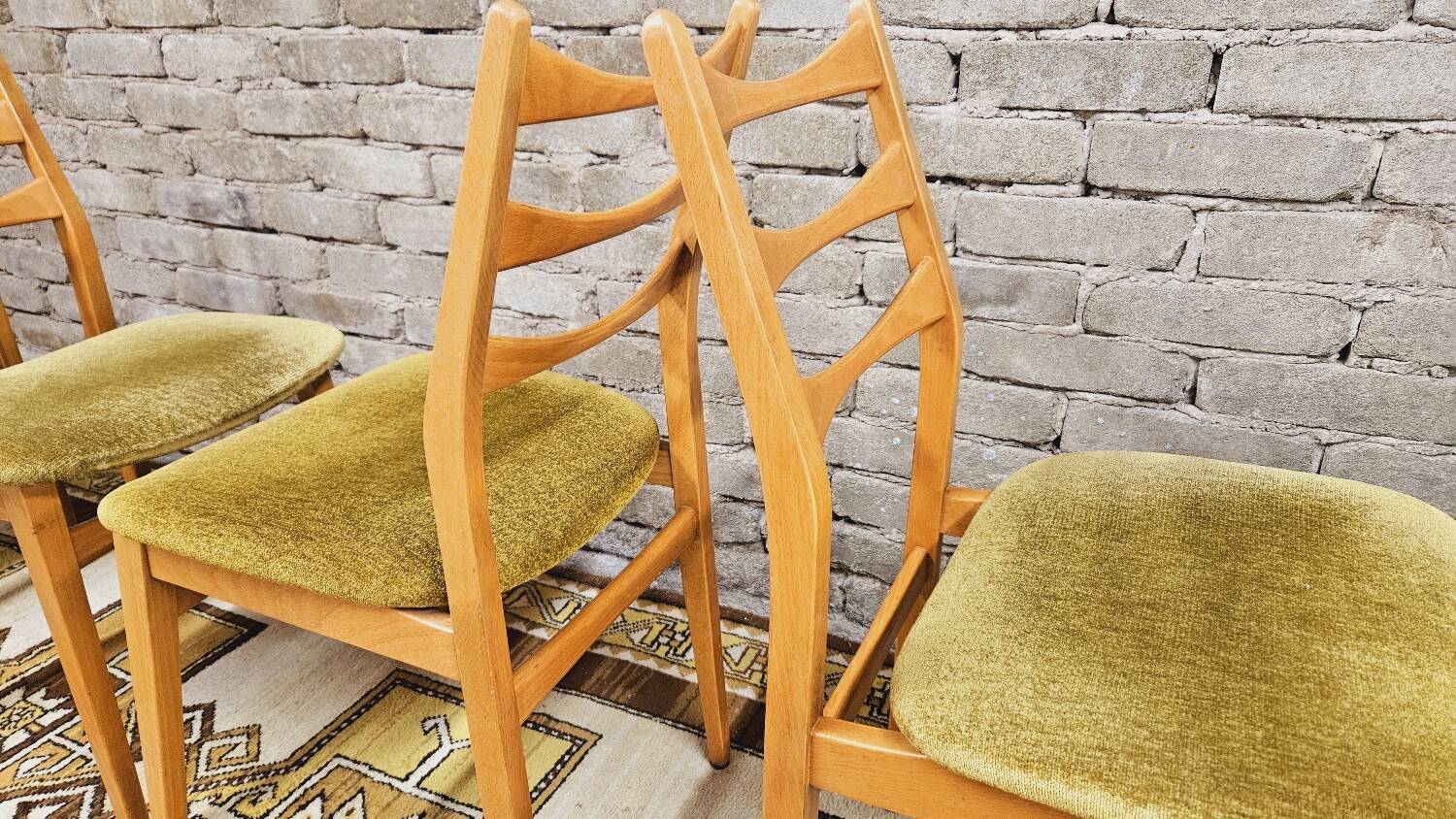 Set de 4 chaises scandinaves par Bähre Mignon Möbel 1960