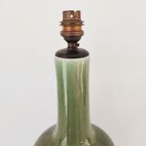 Green ceramic lamp foot