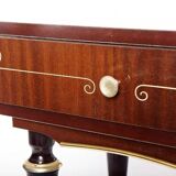 Pair of mahogany bedside tables
