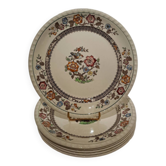 6 assiettes plates modèle Nanking Villeroy et Boch