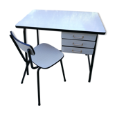 Office and its chair in formica 60s