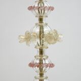 Ca'Rezzonico Blown Murano Glass 6 Arms Floor Lamp, Italy, 1950s