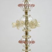 Ca'Rezzonico Blown Murano Glass 6 Arms Floor Lamp, Italy, 1950s