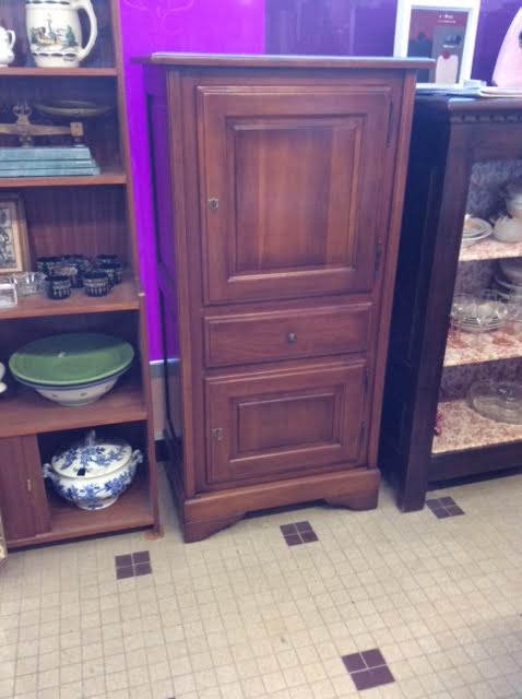 Cherry wood support cabinet