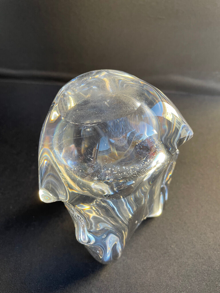Schneider glassware - Pencil holder - Blown and cut crystal