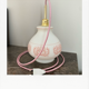 Baladeuse à poser, rose et opaline