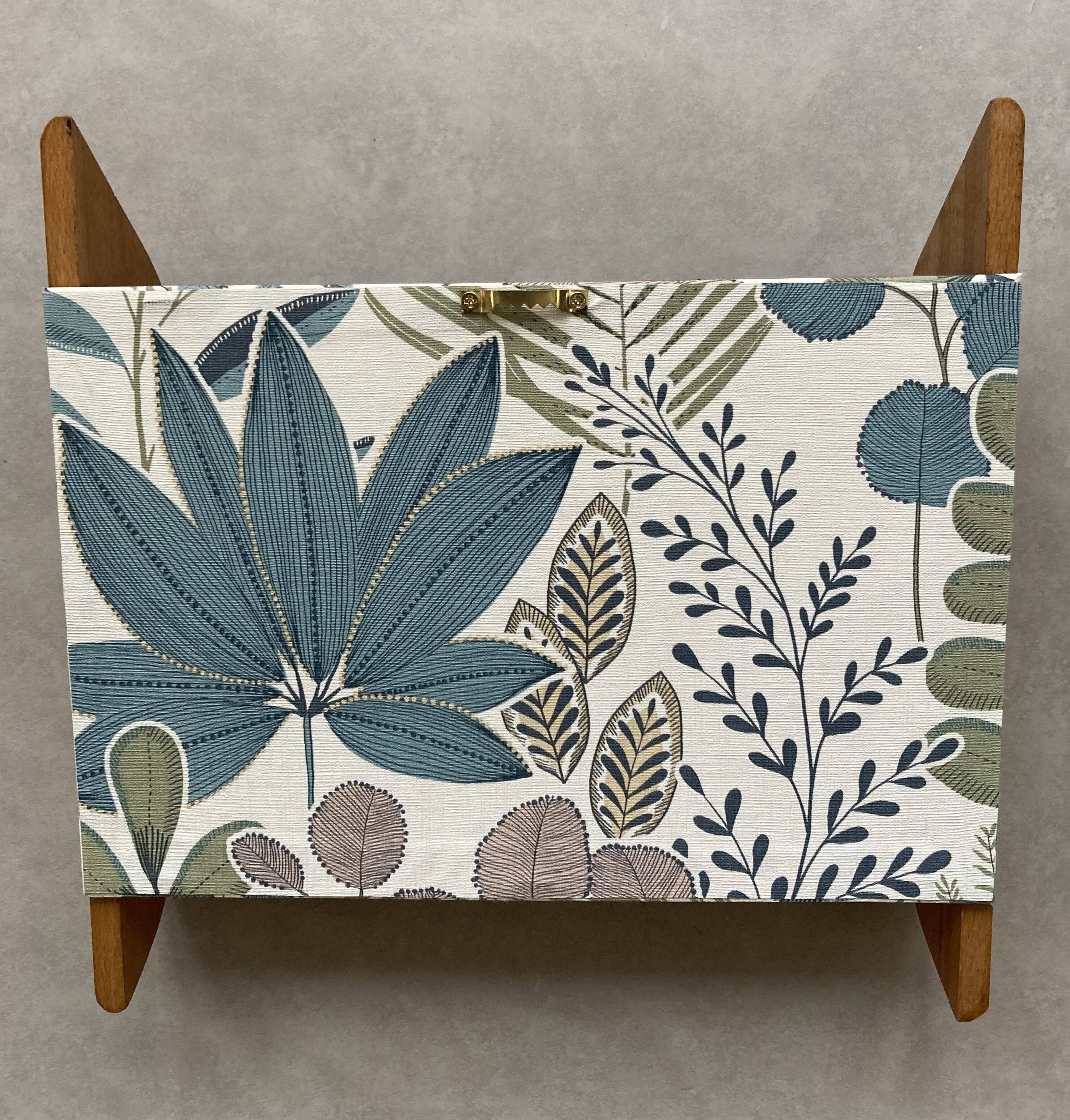 Wall-mounted mail rack 60s