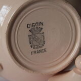 Pink teapot Digoin & Sarreguemines