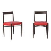 2 Vintage Chairs 1960s Wooden Germany