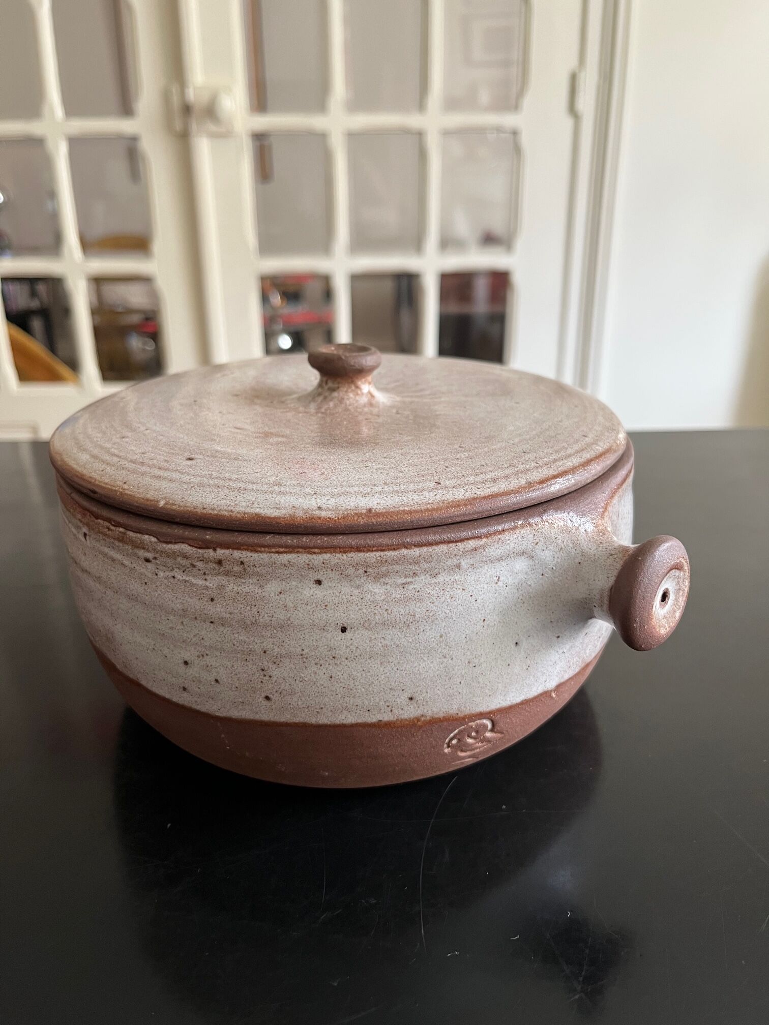 Ceramic covered pot pierlot ratilly workshop