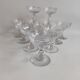 12 coupes à champagne en cristal Baccarat, vers 1920