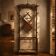 Vintage wooden wall coat rack for hallway