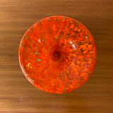 Vase face glassware polichrome