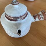 Teapot, 4 cups and 2 saucers Vallauris 50s Grandjean Jourdan