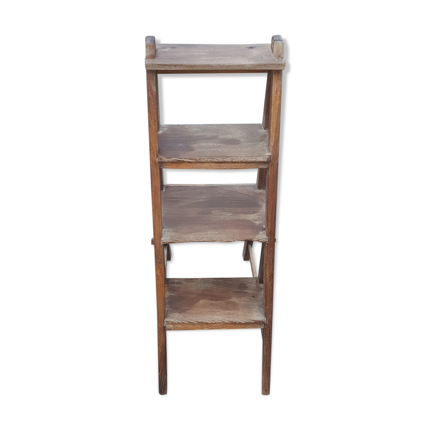 Wooden stepladder library