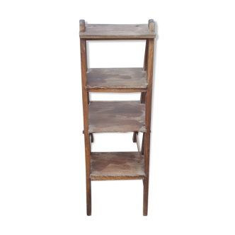 Escabeau bois bibliothèque