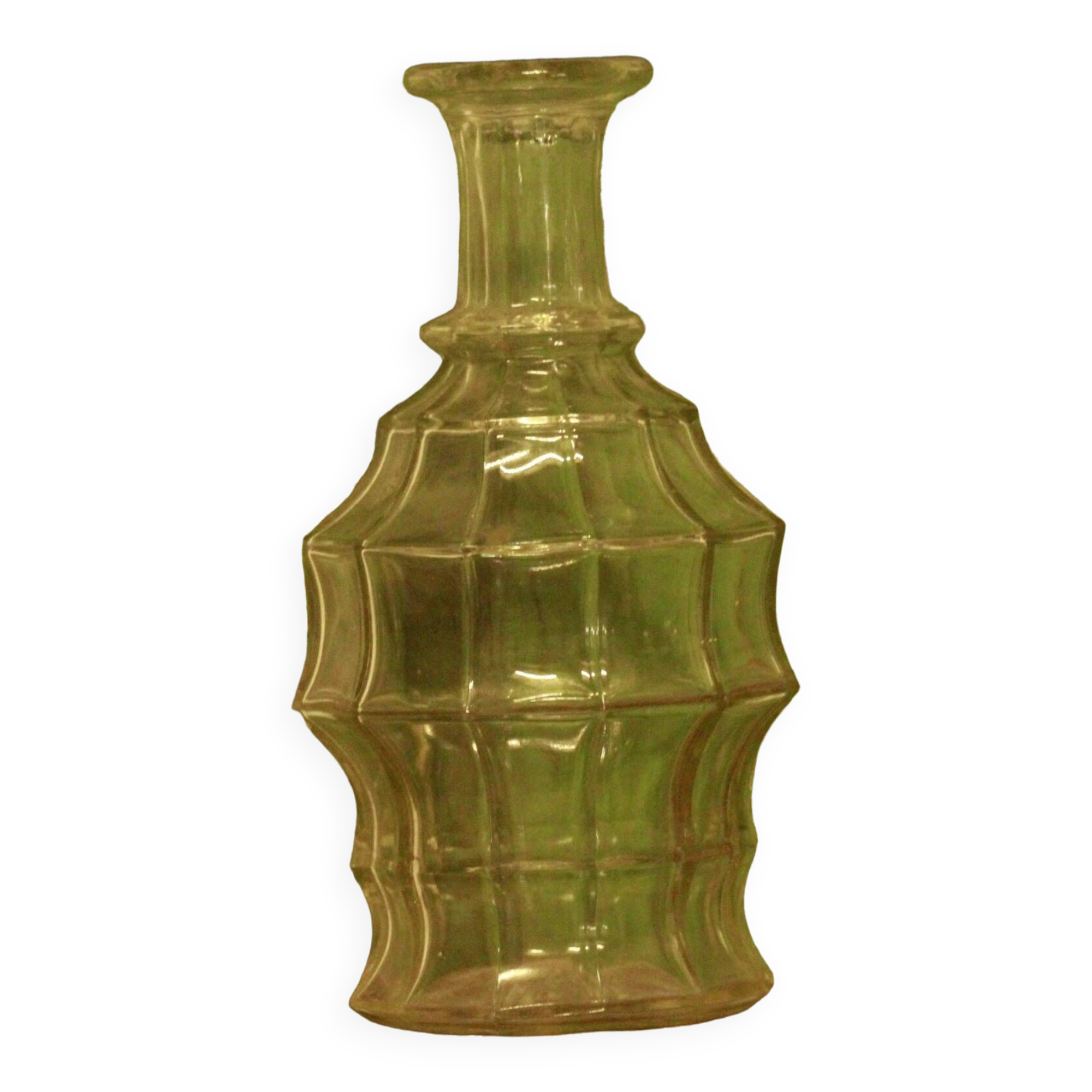 Old glass carafe