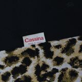 Canapé 2 places Cassina Maralunga par Vico Magistretti en tissu Jacquard Panther