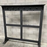 Vintage wooden restaurant cloakroom