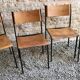 Lot de 4 chaises vintage Hiller 1980’s