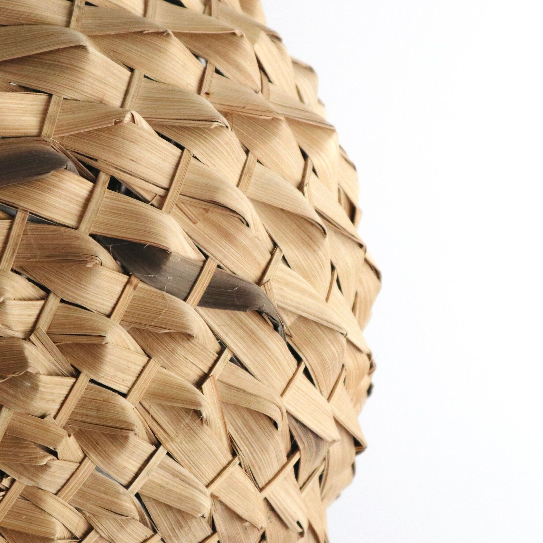 Braided palm ball suspension