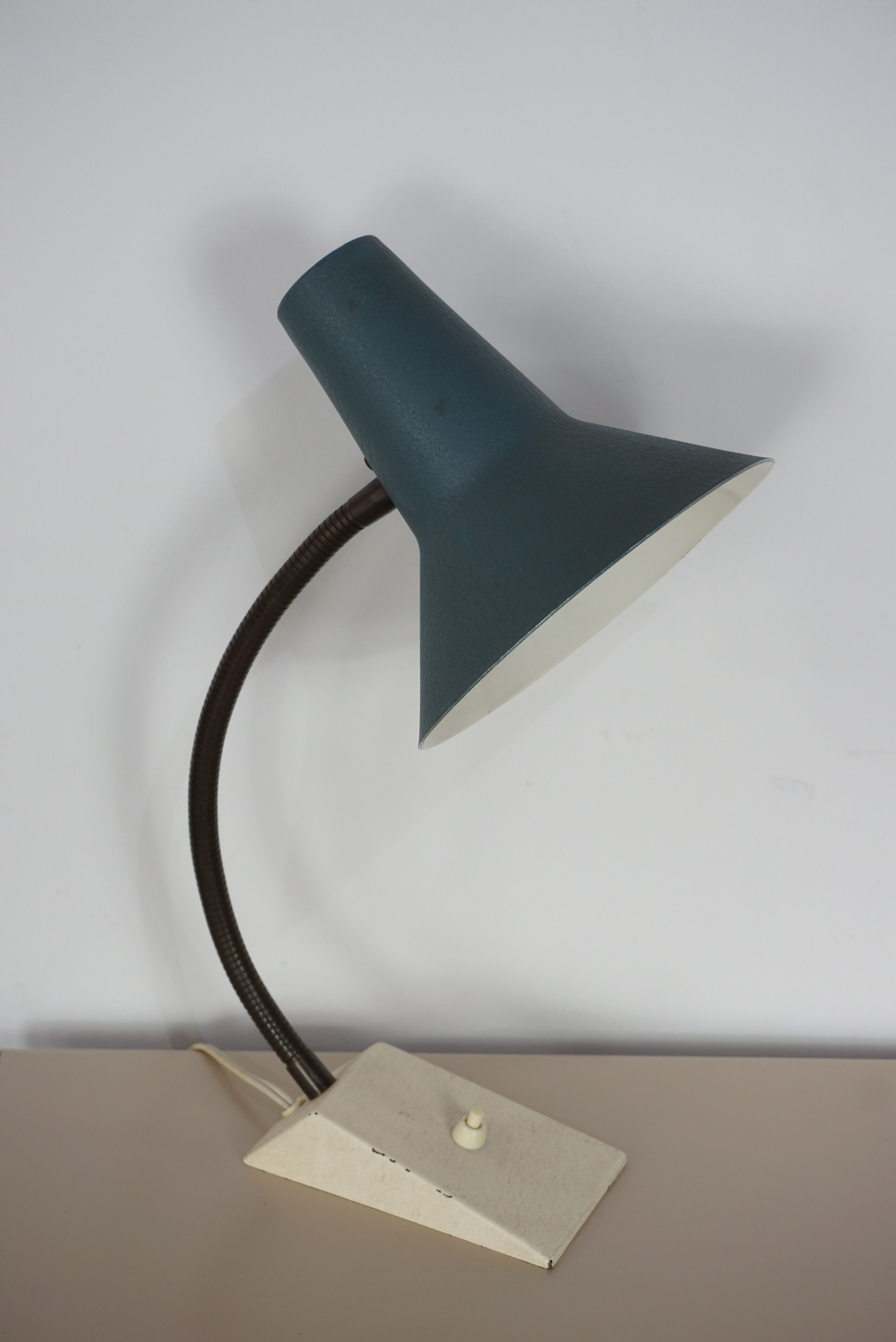 50s articulated lamp in metal